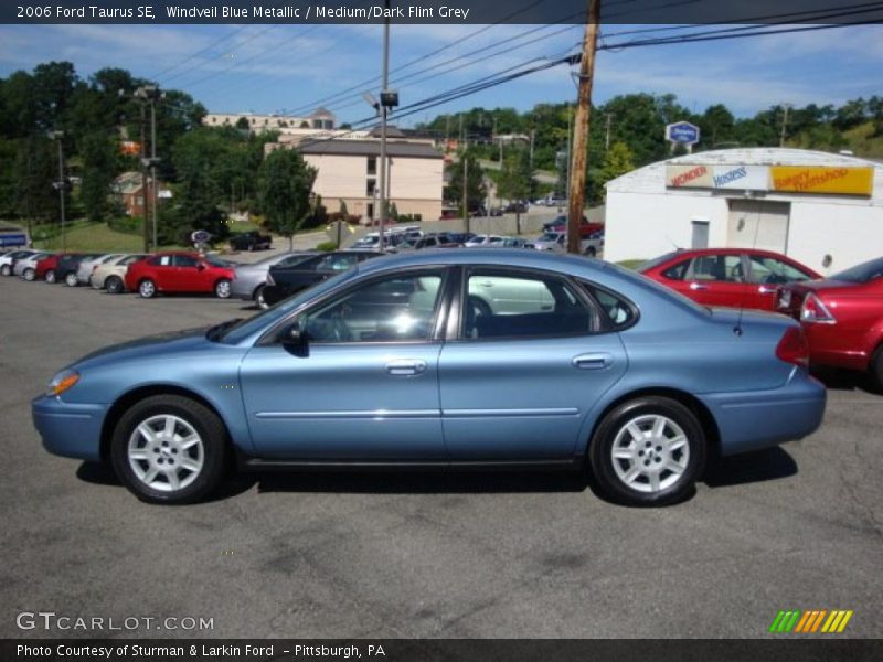 Windveil Blue Metallic / Medium/Dark Flint Grey 2006 Ford Taurus SE