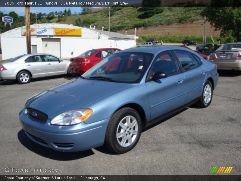 Windveil Blue Metallic / Medium/Dark Flint Grey 2006 Ford Taurus SE