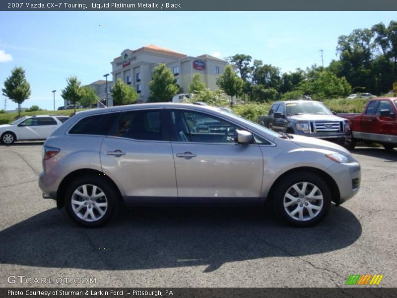 Liquid Platinum Metallic / Black 2007 Mazda CX-7 Touring