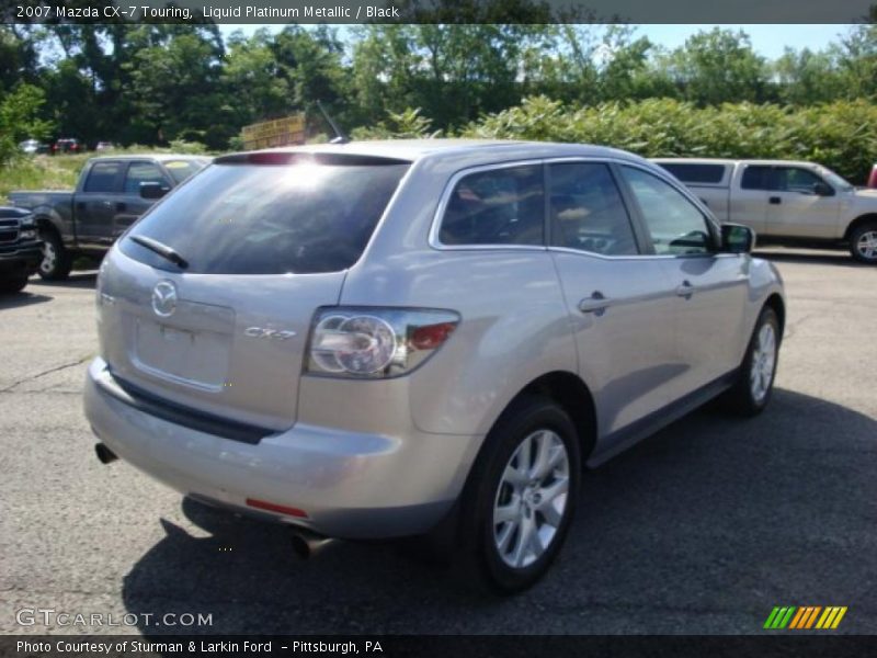 Liquid Platinum Metallic / Black 2007 Mazda CX-7 Touring