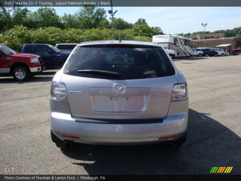 Liquid Platinum Metallic / Black 2007 Mazda CX-7 Touring