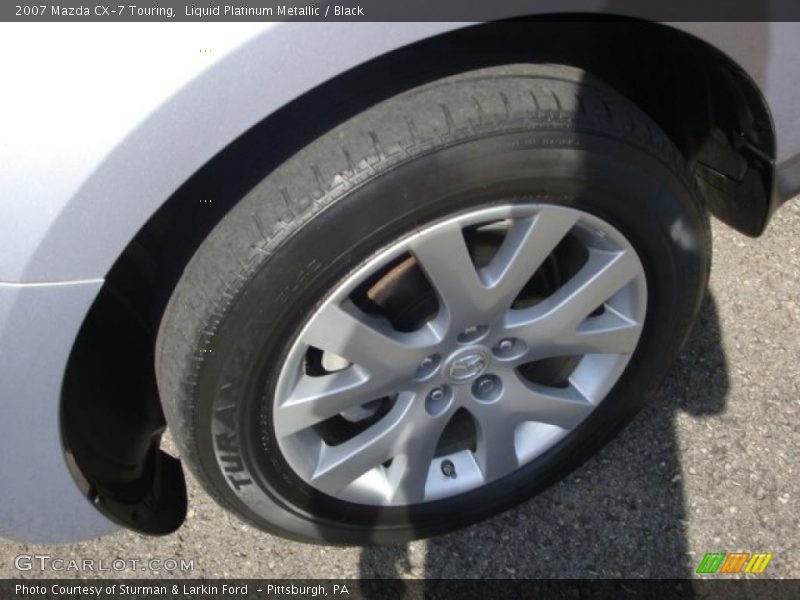 Liquid Platinum Metallic / Black 2007 Mazda CX-7 Touring
