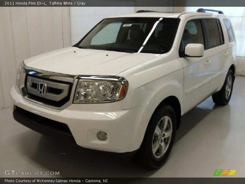 Taffeta White / Gray 2011 Honda Pilot EX-L
