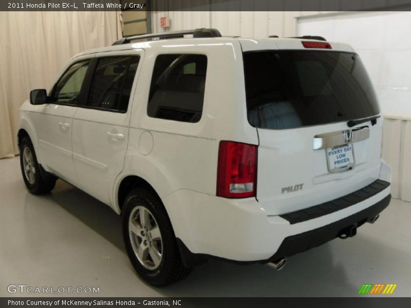 Taffeta White / Gray 2011 Honda Pilot EX-L