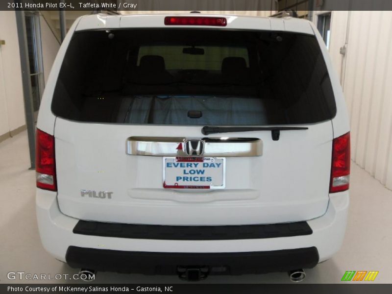 Taffeta White / Gray 2011 Honda Pilot EX-L