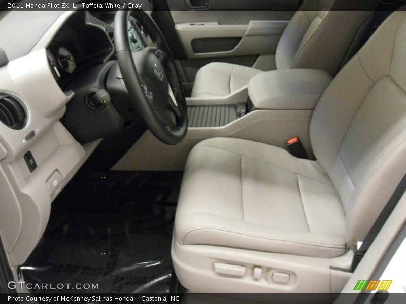 Taffeta White / Gray 2011 Honda Pilot EX-L