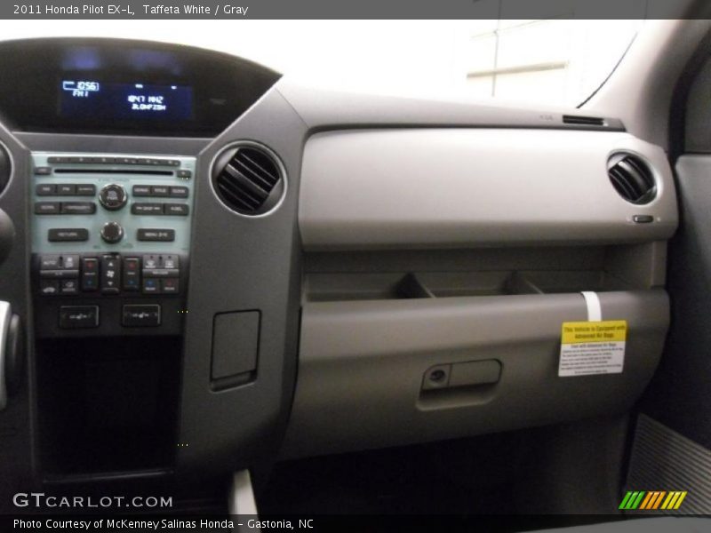 Taffeta White / Gray 2011 Honda Pilot EX-L