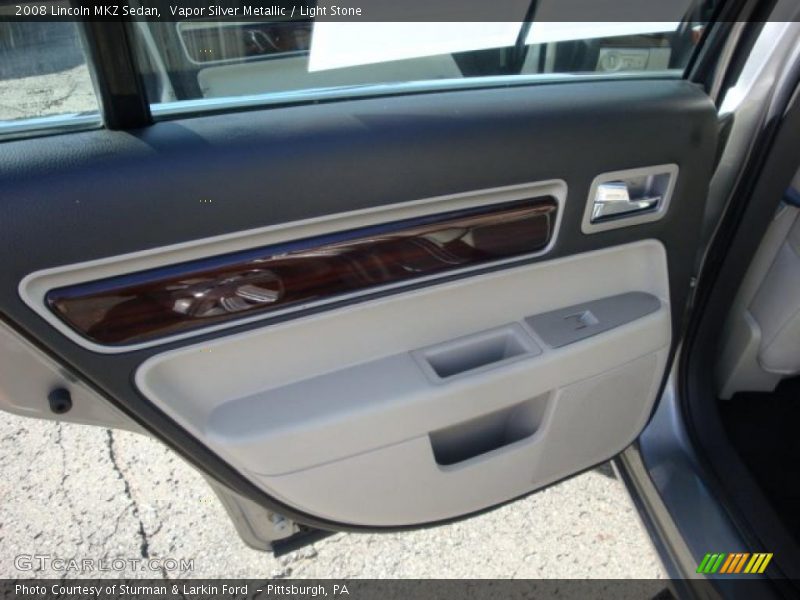 Vapor Silver Metallic / Light Stone 2008 Lincoln MKZ Sedan