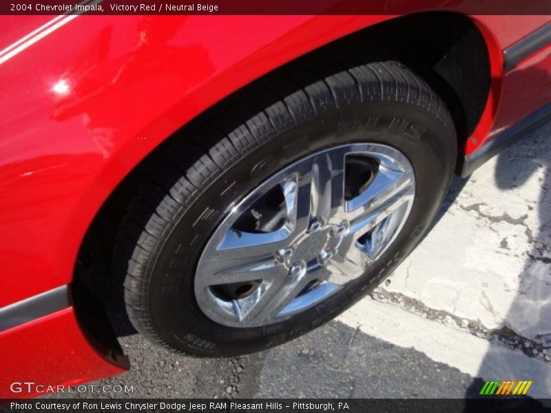 Victory Red / Neutral Beige 2004 Chevrolet Impala