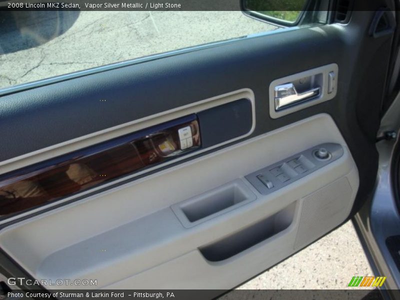 Vapor Silver Metallic / Light Stone 2008 Lincoln MKZ Sedan