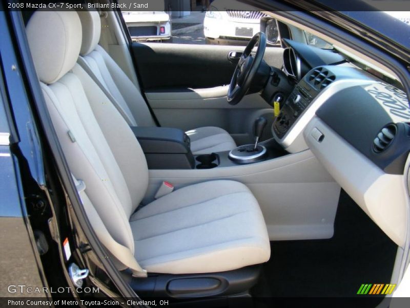 Brilliant Black / Sand 2008 Mazda CX-7 Sport