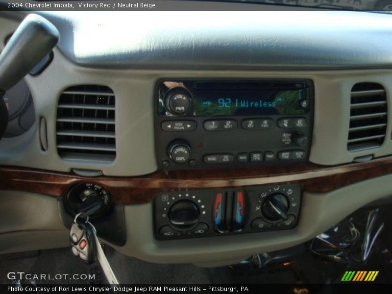 Victory Red / Neutral Beige 2004 Chevrolet Impala