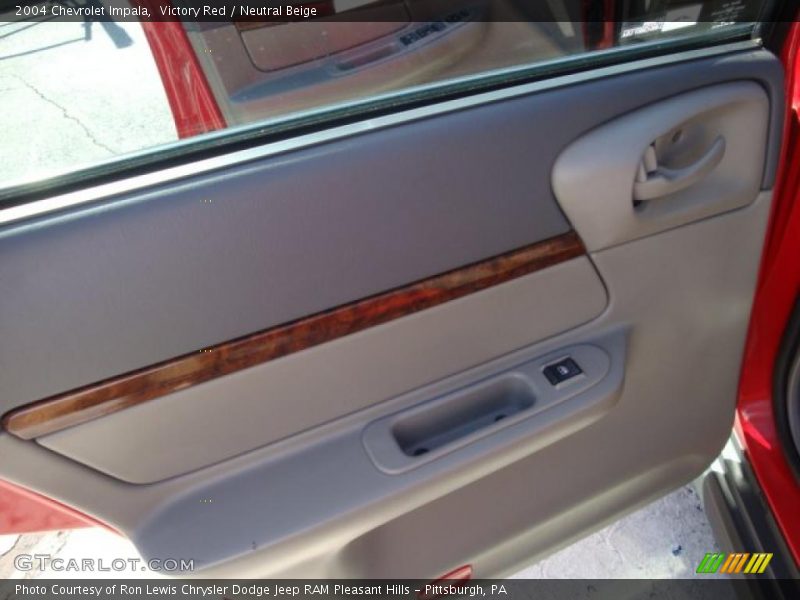 Victory Red / Neutral Beige 2004 Chevrolet Impala