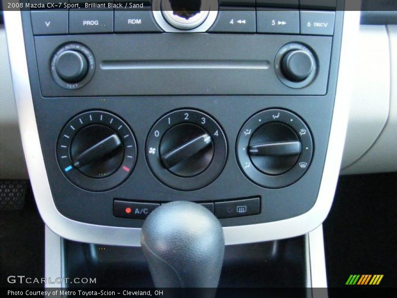 Brilliant Black / Sand 2008 Mazda CX-7 Sport