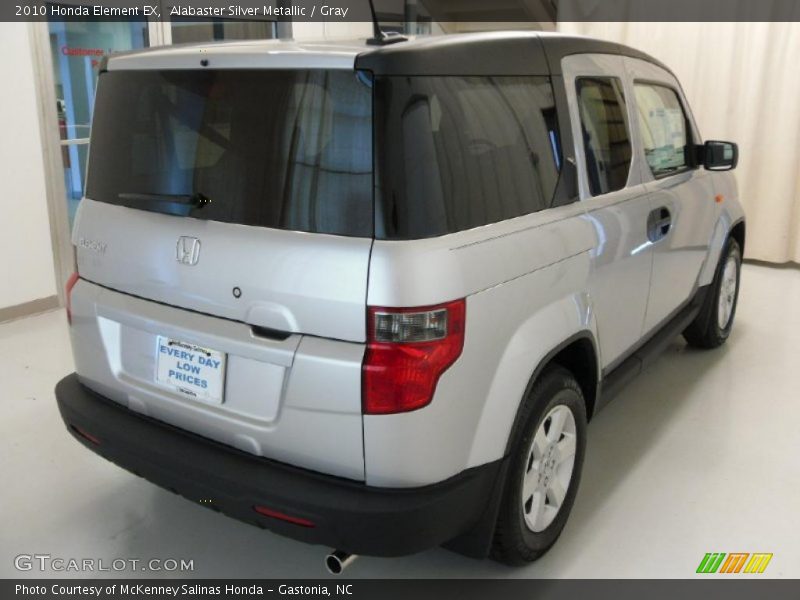 Alabaster Silver Metallic / Gray 2010 Honda Element EX