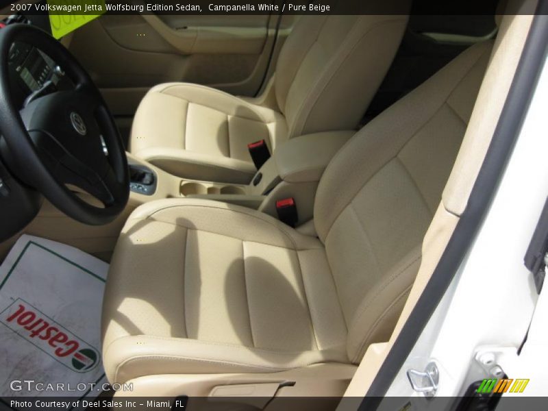 Campanella White / Pure Beige 2007 Volkswagen Jetta Wolfsburg Edition Sedan