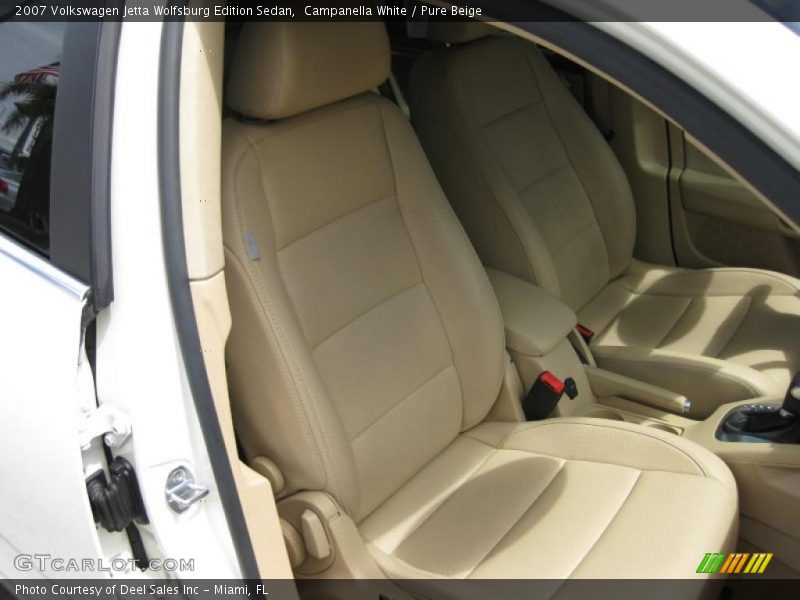 Campanella White / Pure Beige 2007 Volkswagen Jetta Wolfsburg Edition Sedan