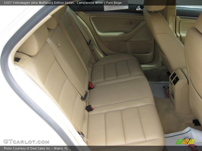 Campanella White / Pure Beige 2007 Volkswagen Jetta Wolfsburg Edition Sedan