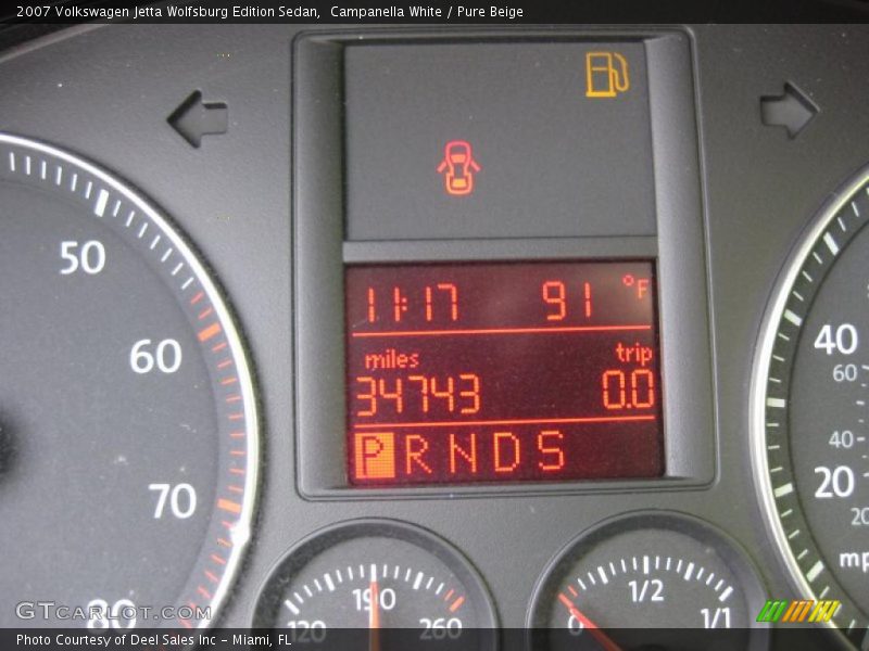 Campanella White / Pure Beige 2007 Volkswagen Jetta Wolfsburg Edition Sedan