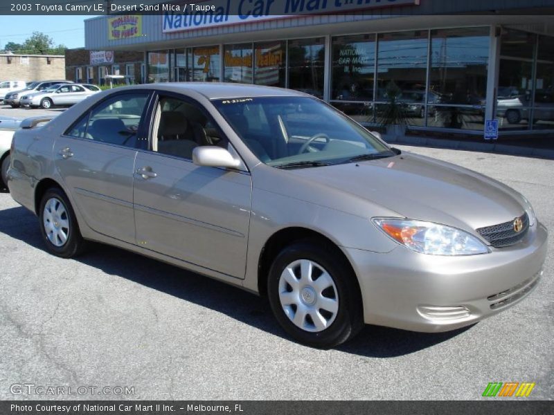 Desert Sand Mica / Taupe 2003 Toyota Camry LE