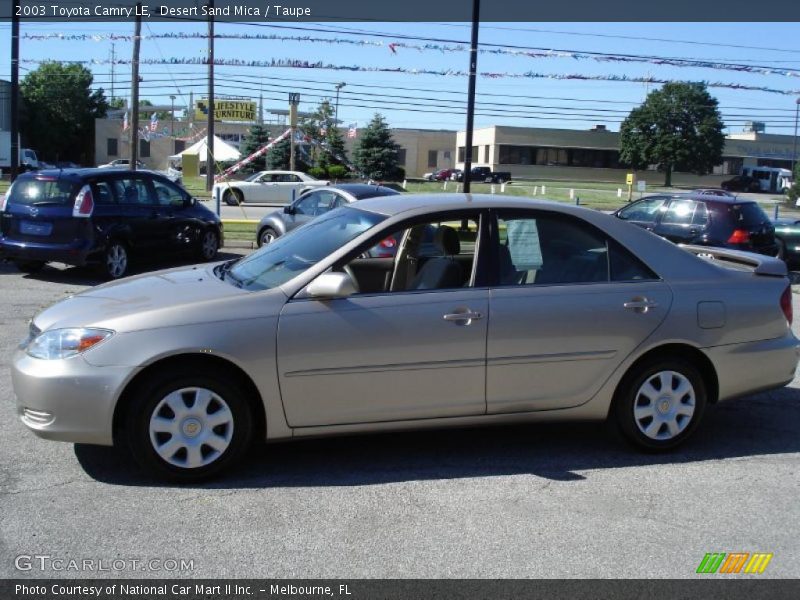 Desert Sand Mica / Taupe 2003 Toyota Camry LE