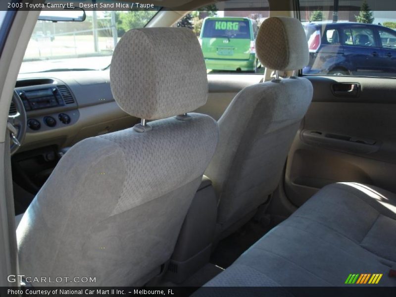 Desert Sand Mica / Taupe 2003 Toyota Camry LE