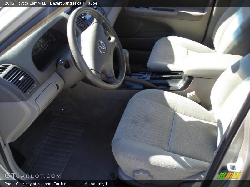 Desert Sand Mica / Taupe 2003 Toyota Camry LE