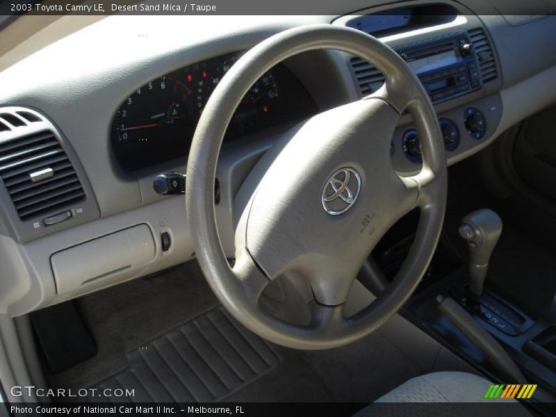 Desert Sand Mica / Taupe 2003 Toyota Camry LE