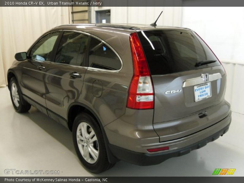 Urban Titanium Metallic / Ivory 2010 Honda CR-V EX
