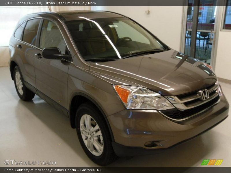 Urban Titanium Metallic / Ivory 2010 Honda CR-V EX