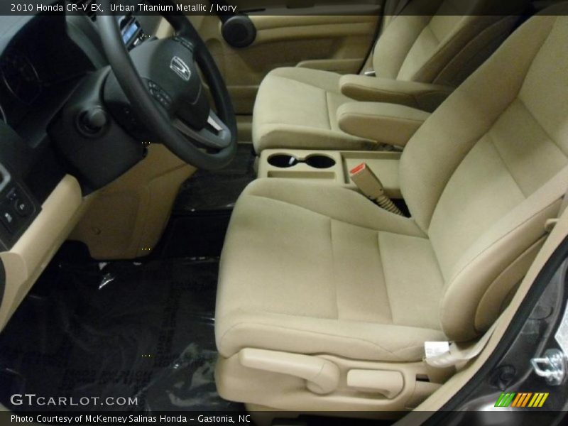 Urban Titanium Metallic / Ivory 2010 Honda CR-V EX