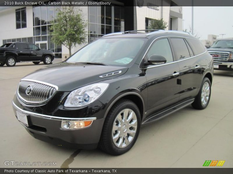 Carbon Black Metallic / Ebony/Ebony 2010 Buick Enclave CXL