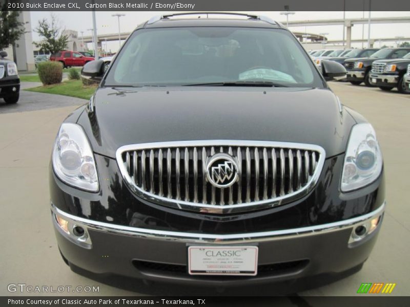 Carbon Black Metallic / Ebony/Ebony 2010 Buick Enclave CXL