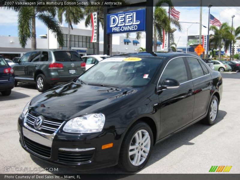 Black / Anthracite 2007 Volkswagen Jetta Wolfsburg Edition Sedan