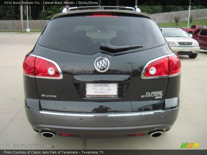 Carbon Black Metallic / Ebony/Ebony 2010 Buick Enclave CXL
