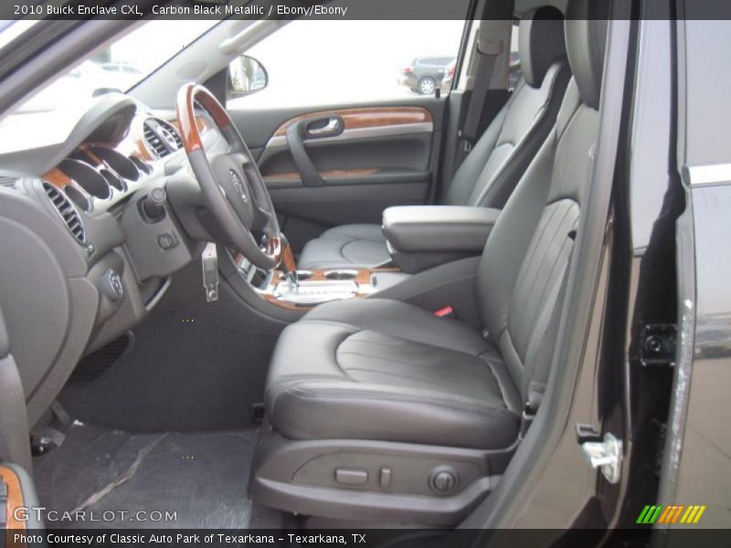 Carbon Black Metallic / Ebony/Ebony 2010 Buick Enclave CXL