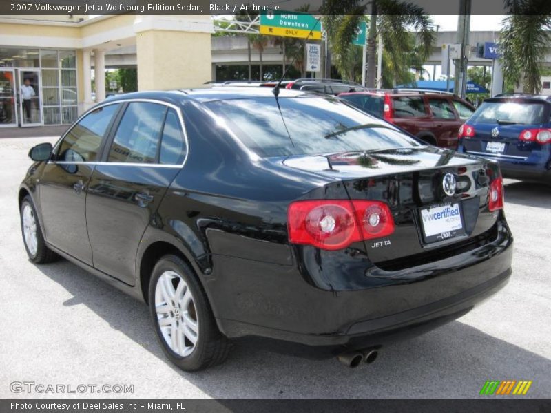 Black / Anthracite 2007 Volkswagen Jetta Wolfsburg Edition Sedan