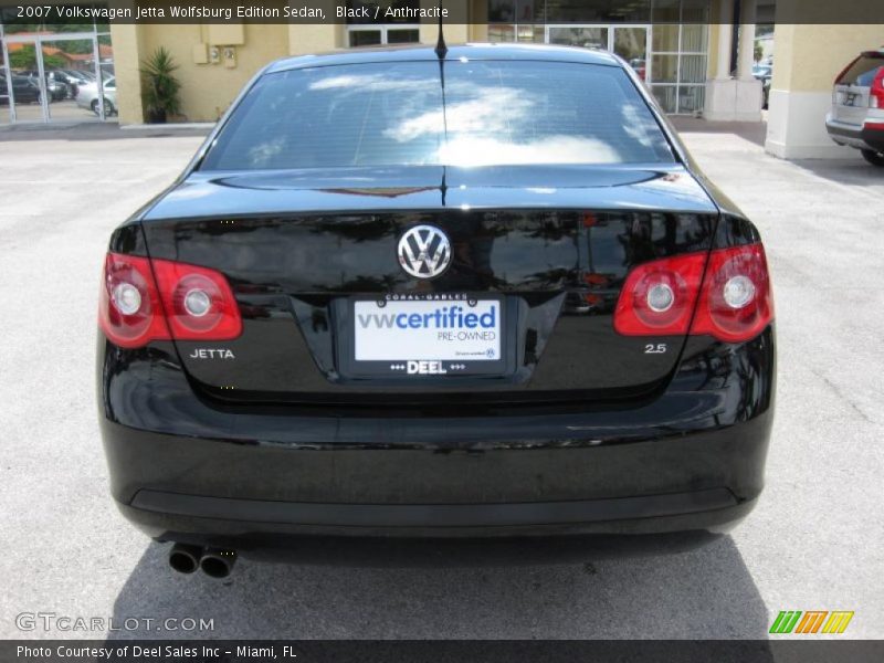 Black / Anthracite 2007 Volkswagen Jetta Wolfsburg Edition Sedan