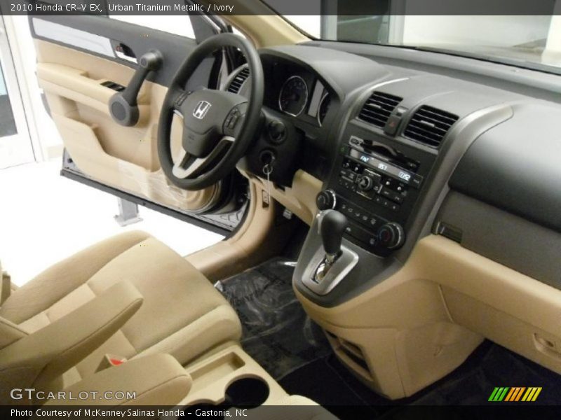 Urban Titanium Metallic / Ivory 2010 Honda CR-V EX