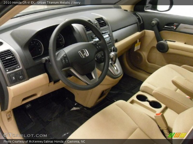 Urban Titanium Metallic / Ivory 2010 Honda CR-V EX