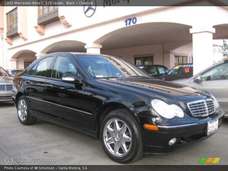 Black / Charcoal 2003 Mercedes-Benz C 320 Sedan
