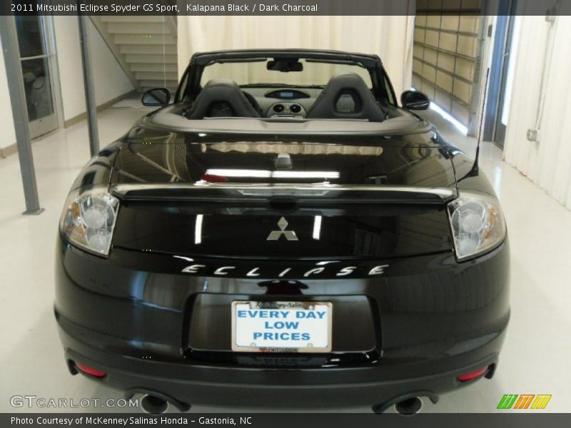 Kalapana Black / Dark Charcoal 2011 Mitsubishi Eclipse Spyder GS Sport
