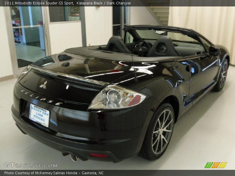 Kalapana Black / Dark Charcoal 2011 Mitsubishi Eclipse Spyder GS Sport