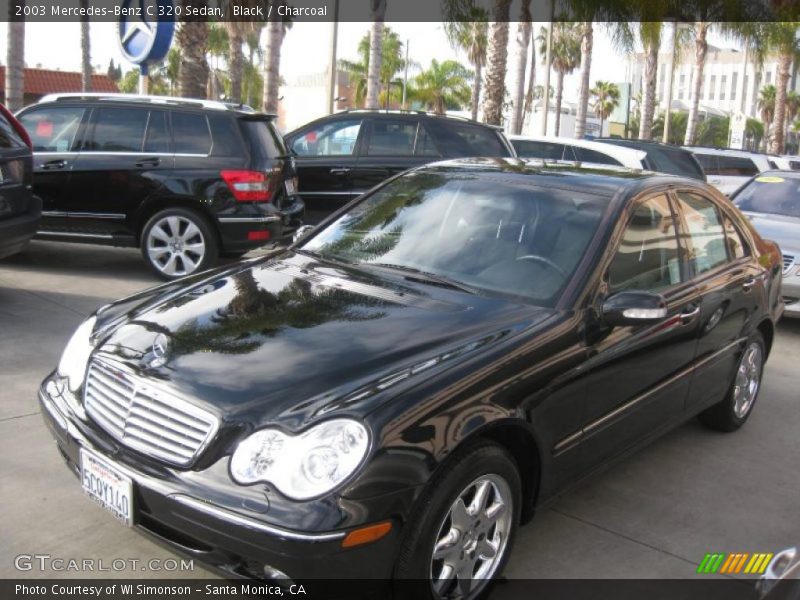 Black / Charcoal 2003 Mercedes-Benz C 320 Sedan
