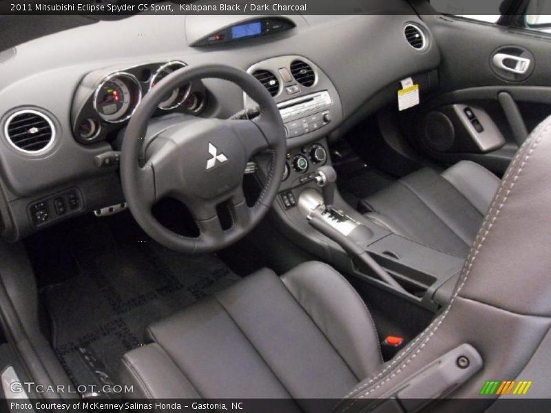 Kalapana Black / Dark Charcoal 2011 Mitsubishi Eclipse Spyder GS Sport