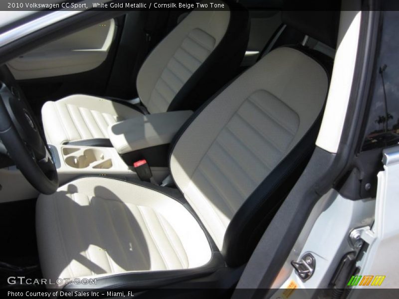 White Gold Metallic / Cornsilk Beige Two Tone 2010 Volkswagen CC Sport