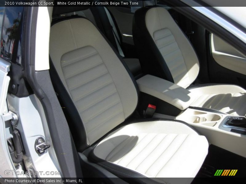 White Gold Metallic / Cornsilk Beige Two Tone 2010 Volkswagen CC Sport
