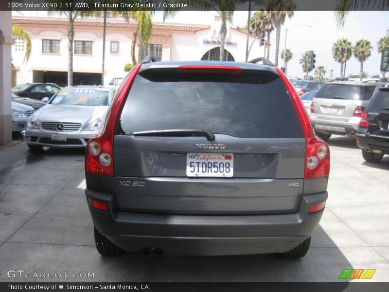 Titanium Gray Metallic / Graphite 2006 Volvo XC90 2.5T AWD