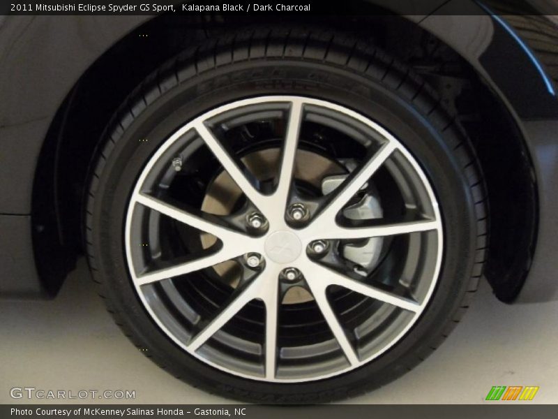 Kalapana Black / Dark Charcoal 2011 Mitsubishi Eclipse Spyder GS Sport