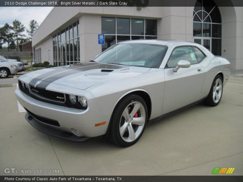 Bright Silver Metallic / Dark Slate Gray 2010 Dodge Challenger SRT8